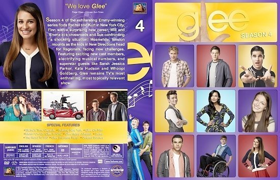 dvd cover Glee lg S4