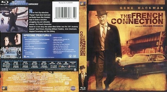 dvd cover The French Connection BR