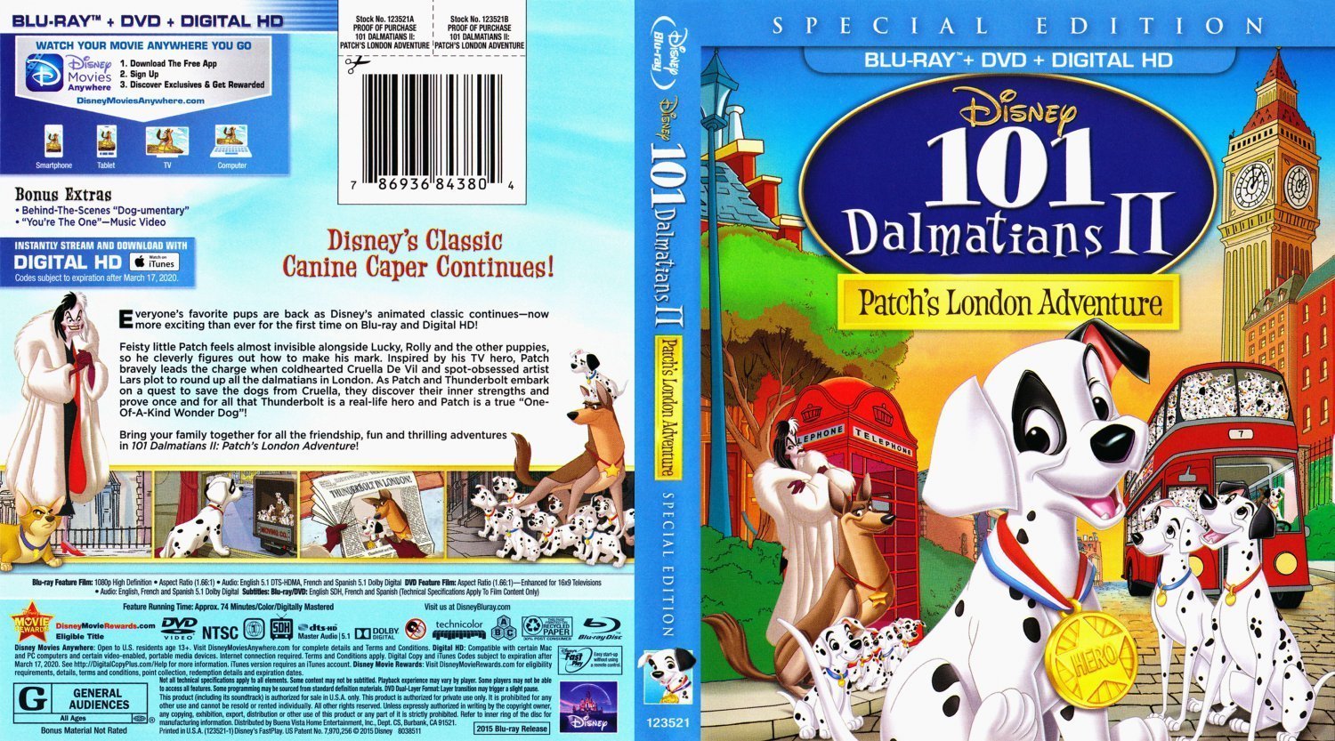 101 dalmatians 2 patch's london adventure vhs