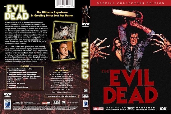 dvd cover evil dead