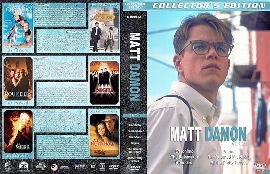dvd cover Matt Damon Collection Set 1