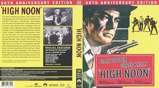 dvd cover High Noon BR