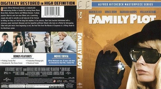 dvd cover Family Plot BR