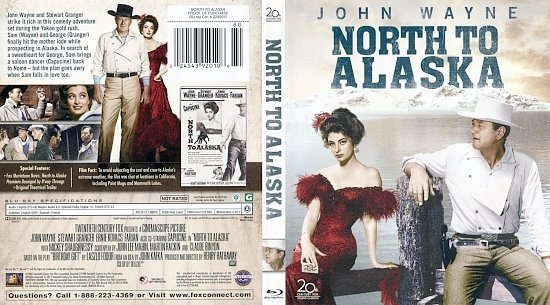 dvd cover North To Alaska BR