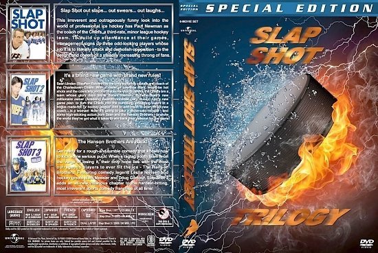 dvd cover Slap Shot Trilogy