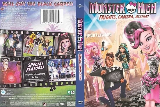 dvd cover Monster High Frights Camera Action