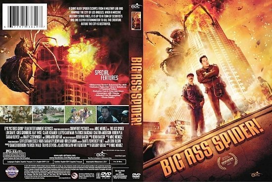 dvd cover Big Ass Spider!