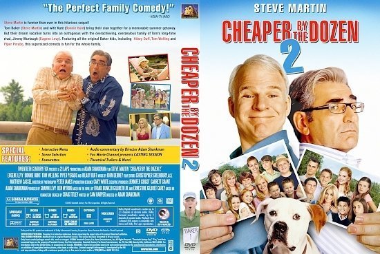 dvd cover Cheaper by the Dozen 2