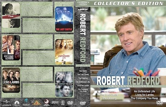 dvd cover Robert Redford Filmography Set 6