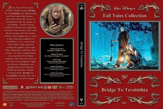 dvd cover Bridge To Terabithia