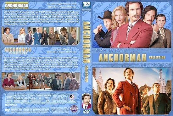 dvd cover Anchorman Collection