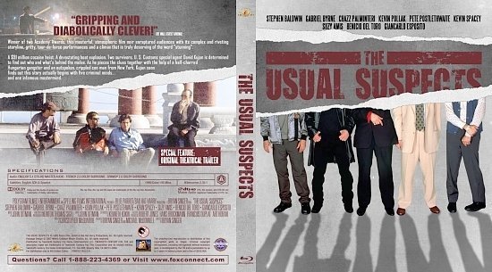 dvd cover The Usual Suspects