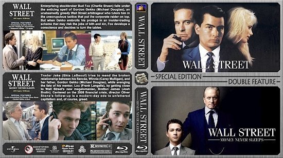 dvd cover Wall Street Double Feature version 2