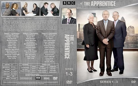 dvd cover The Apprentice S1 3 25mm