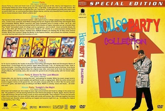 dvd cover House Party Collection