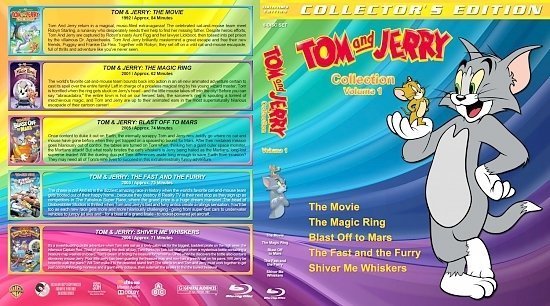 dvd cover Tom And Jerry Collection Volume 1