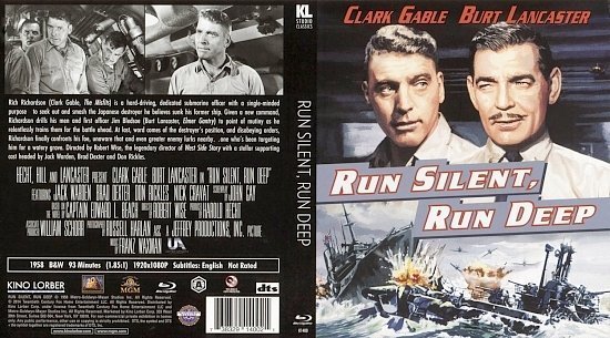 dvd cover Run Silent Run Deep BR