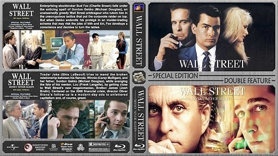 dvd cover Wall Street Double Feature version 1