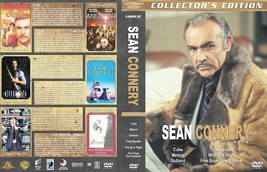 dvd cover Sean Connery Collection Set 4
