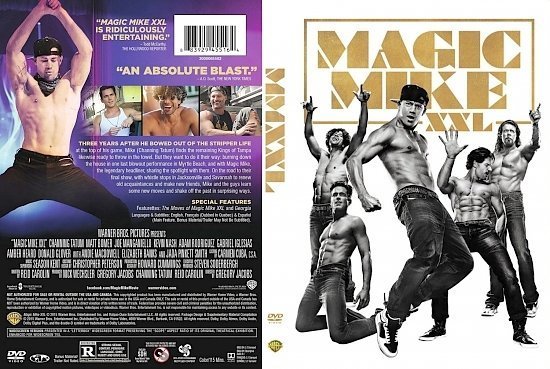dvd cover Magic Mike XXL