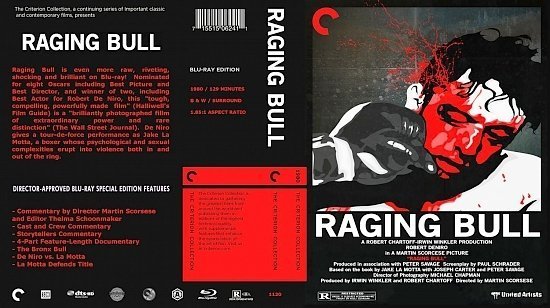 dvd cover Raging Bull