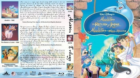 dvd cover Aladdin Trilogy