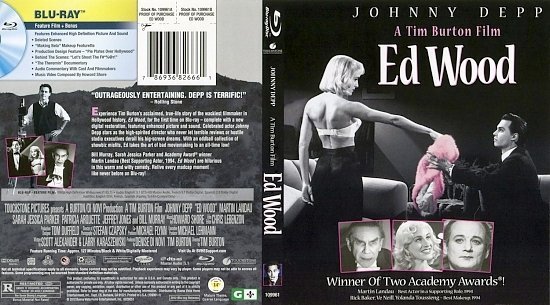 dvd cover Ed Wood BR