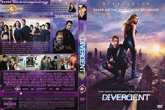 dvd cover Divergent