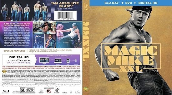 dvd cover Magic Mike XXL Blu ray