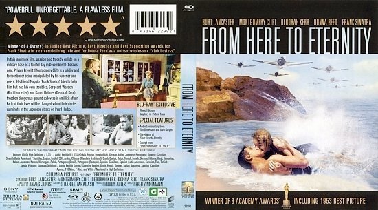 dvd cover From Here To Eternity BR