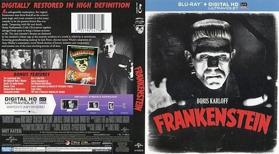 dvd cover Frankenstein BR