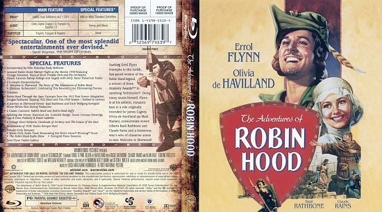 dvd cover The Adventures Of Robin Hood BR