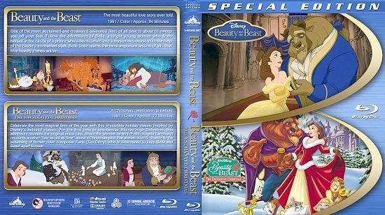 dvd cover Beauty And The Beast Double Feature