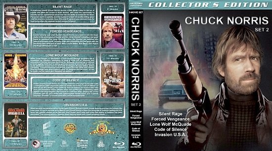 dvd cover Chuck Norris Collection Set 2
