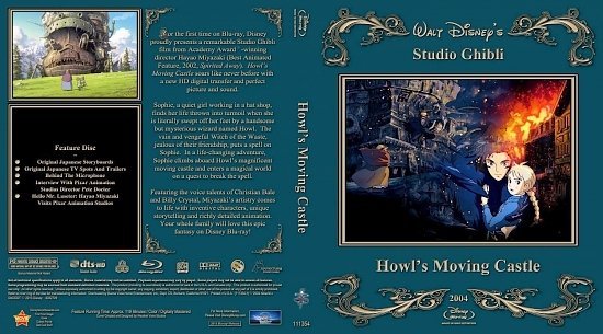 dvd cover Howl's Moving Castle