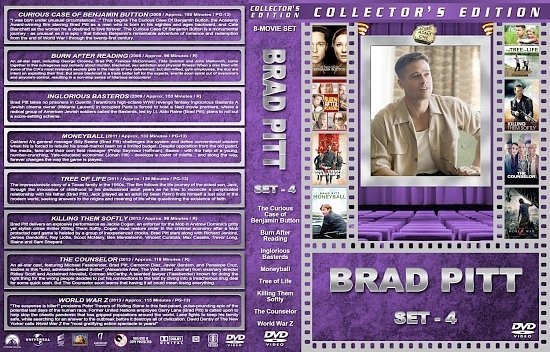 dvd cover Brad Pitt Collection