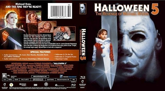 dvd cover Halloween 5