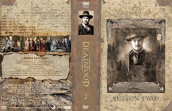dvd cover Deadwood lg S2