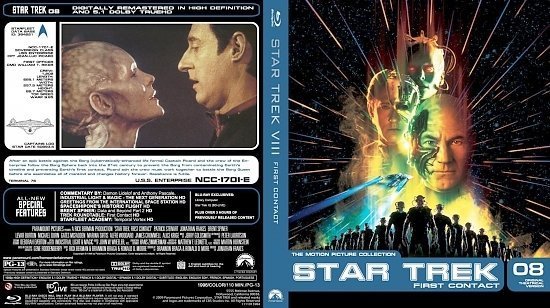 dvd cover Star Trek 08 First Contact