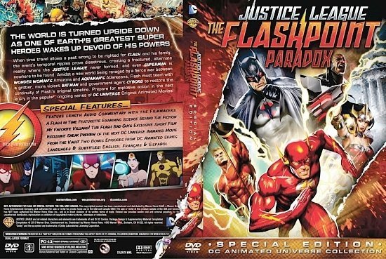 dvd cover Justice League The Flashpoint Paradox