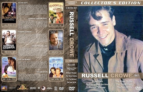 dvd cover Russell Crowe Collection Set 1