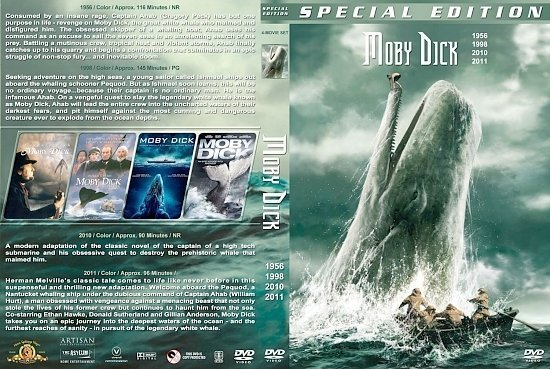 dvd cover Moby Dick Collection