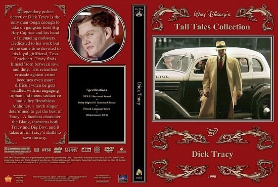 dvd cover Dick Tracy