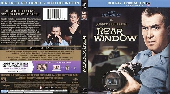 dvd cover Rear Window BR