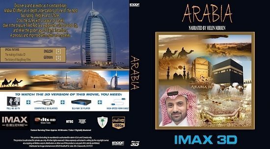 dvd cover Arabia IMAX 3D