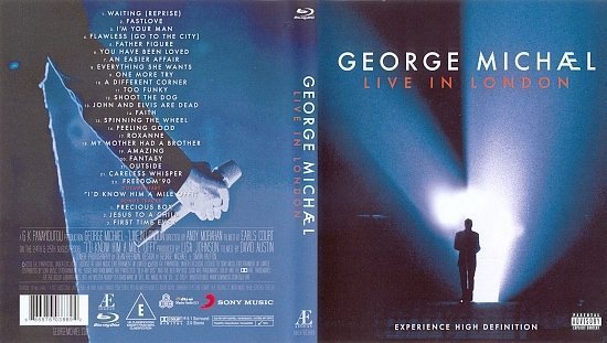 dvd cover George Michael: LIVE in London (2009) Blu-Ray Cover