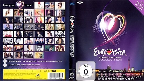 dvd cover Eurovision Song Contest: DÃ¼sseldorf 2011 (2011) Blu-Ray