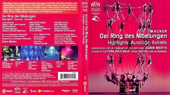dvd cover Wagner: Der Ring der Nibelungen Blu-ray German