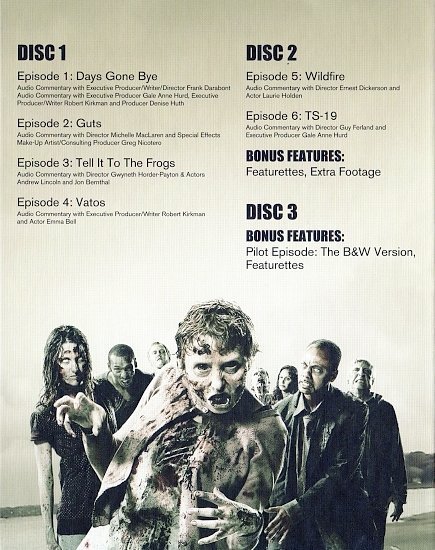dvd cover The Walking Dead Season 1 (2010) Blu-Ray