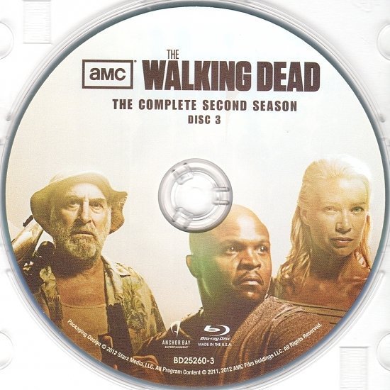dvd cover The Walking Dead Season 2 (2011) Blu-Ray